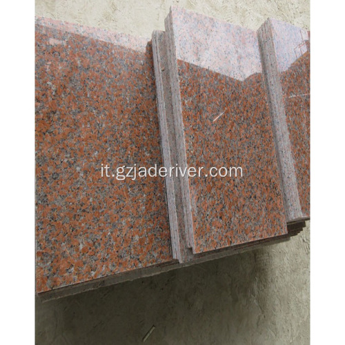 Pietra di granito rosso lucido Pietra di granito robusta